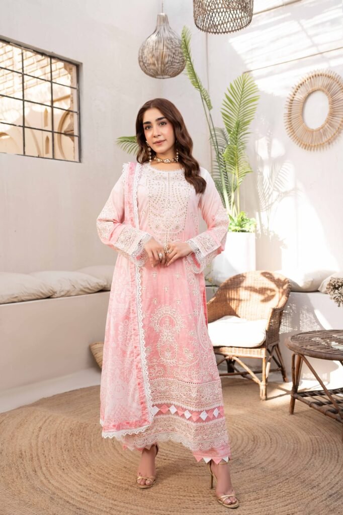gul-adhar-lucknowi-chikankari-peach