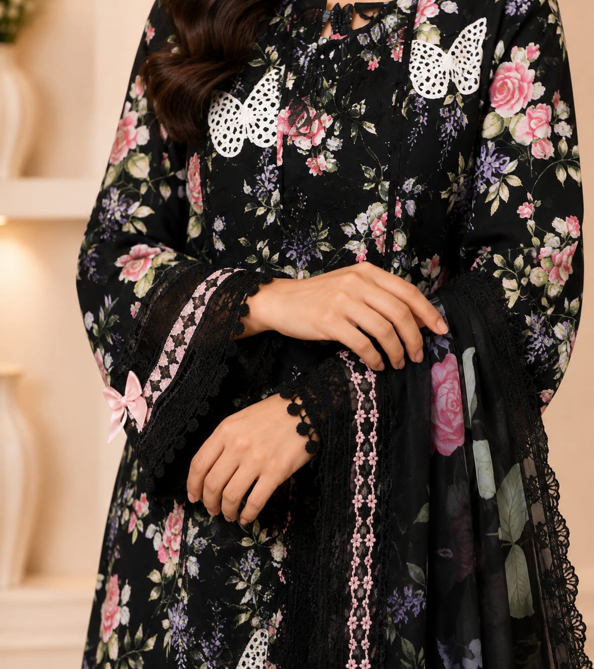 MariaB 3piece Chickenkari suit - Image 2
