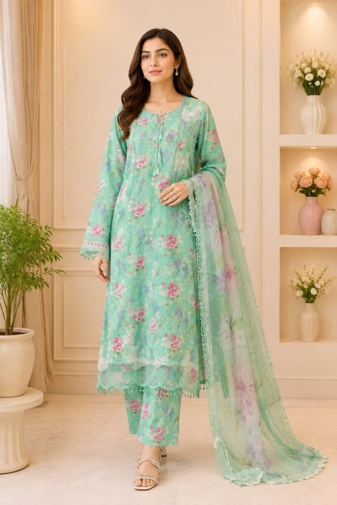 maria-b-3-piece-butterfly-chickenkari-suit