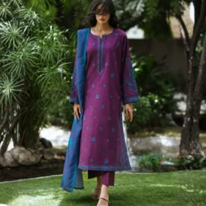 RTW Luxury Embroidered Cotton 3-Piece.