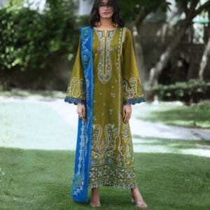 RTW Luxury Embroidered Cotton 3-Piece.